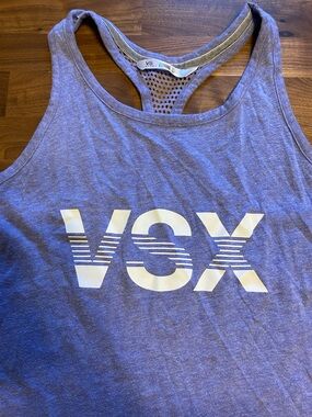 VSX Purple Tank Top with White Logo
